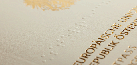 Example image of the braille on the cover